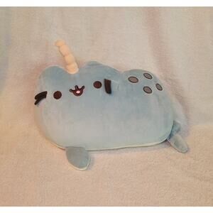 Pusheen Narwhal Plush Stuffed Toy Blue 12" Gund 6050631